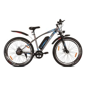 Leader Men E-Power L6 27.5T Electric Cycle, Dual DISC Brake|Front LED Light and Horn (Li-Ion Removable Battery, 250W BLDC Motor)| 1 Year Warranty,Unisex...